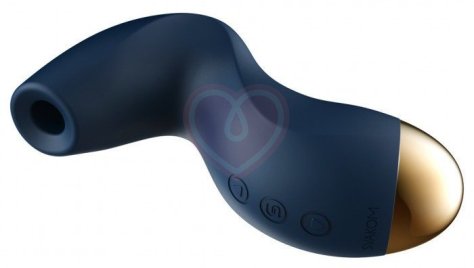 Вакуумный клиторальный стимулятор Svakom Pulse Pure синий фото 3