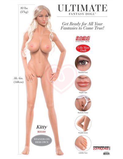 Реалистичная секс-кукла Kitty Ultimate Fantasy Dolls фото 3