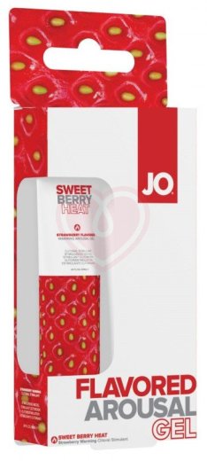 Возбуждающий гель для клитора System JO Sweet Berry Heat клубничный 10 мл фото 4