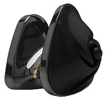 Мини-вибратор с электростимуляцией Mystim Heart's Desire Black Edition чёрный