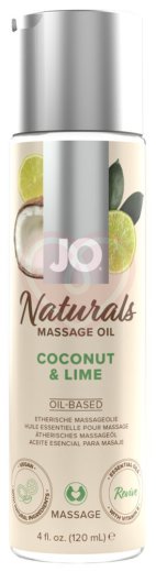 Ароматное массажное масло System Jo Naturals Coconut & Lime кокос и лайм 120 мл фото 1