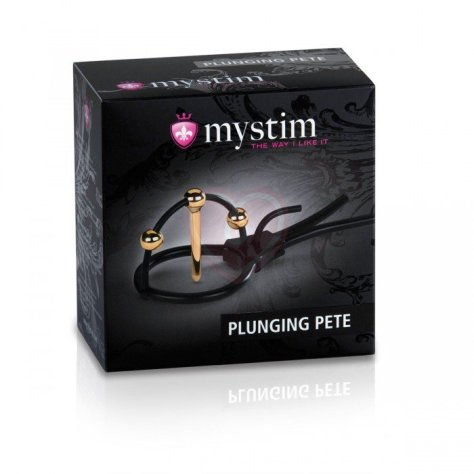 Кольцо на головку Mystim Plunging Pete со стимуляцией уретры фото 2