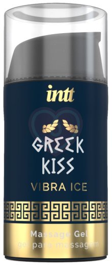 Охлаждающий анальный гель Intt Greek Kiss Vibra Ice 15 мл фото 1