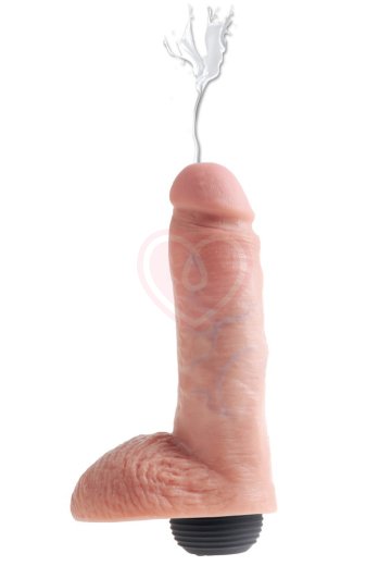 Фаллоимитатор с эффектом семяизвержения Squirting Cock 15 см фото 1