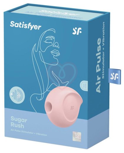 Вакуумный вибростимулятор Satisfyer Sugar Rush розовый фото 5