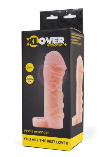Насадка удлиняющая с кольцом ToyFa Xlover 16 см фото 2
