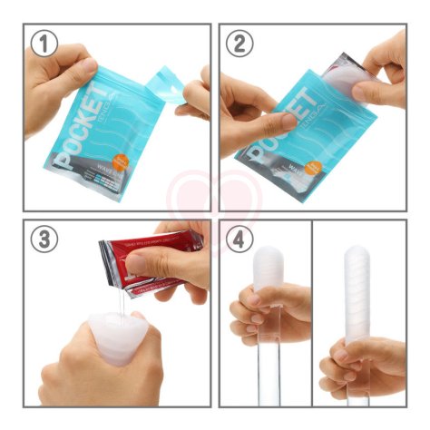 Карманный мастурбатор Tenga Pocket Crystal Mist фото 3