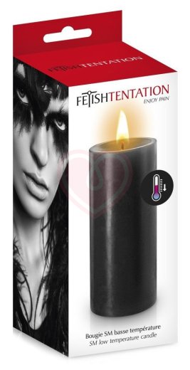 Низкотемпературная свеча для ваксплея Fetish Tentation чёрная фото 3