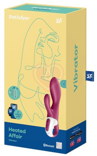 Вибратор-кролик Satisfyer Heated Affair с функцией нагрева и приложением фото 5