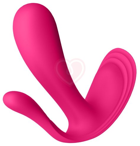 Вибратор с двумя кончиками Satisfyer Top Secret+ для ношения розовый фото 5