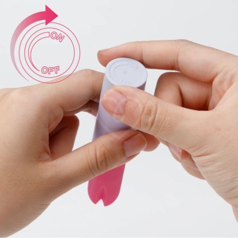 Минивибратор в виде помады Tenga Iroha Stick фуксия фото 5