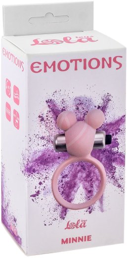 Эрекционное виброкольцо Emotions Minnie 3 см светло-розовое фото 2
