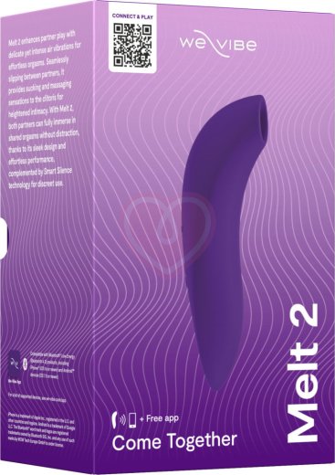 Бесконтактный клиторальный стимулятор We-Vibe Melt 2 фиолетовый фото 6