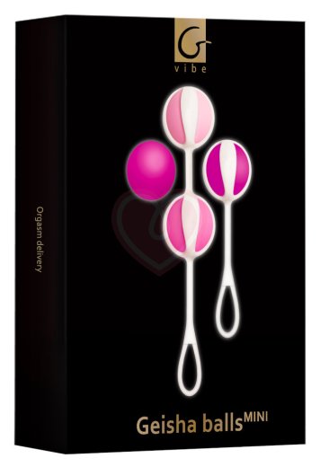 Набор из 4 маленьких вагинальных шариков Gvibe Geisha Balls Mini фото 3