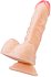 Реалистичный фаллоимитатор с мошонкой на присоске RealStick Nude Shaw телесный фото 9