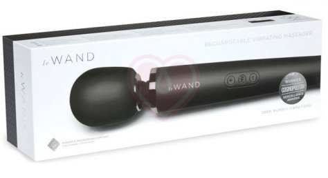 Мощный массажёр Le Wand Rechargeable чёрный фото 5