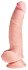 Фаллоимитатор с мошонкой на присоске King Cock Triple Density 18,5 см телесный фото 1