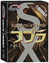 Презервативы Sagami Cobra конусообразные супер облегающие 3 шт