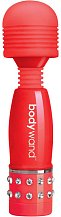 Мини-массажер с кристаллами BodyWand Love Edition красный