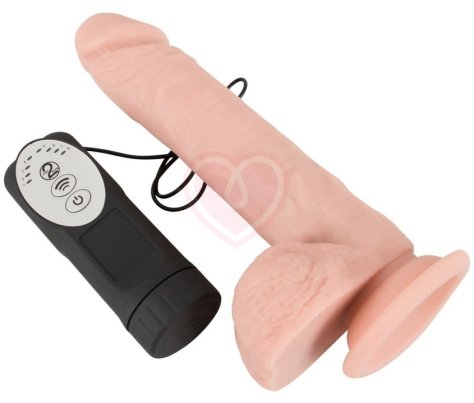Реалистичный вибратор с сильной пульсацией Medical Silicone Thrusting Vibrator фото 5