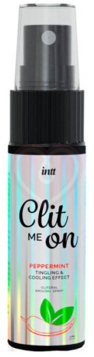 Возбуждающий спрей для клитора Intt Clit Me On Pepermint перечная мята 12 мл фото 1
