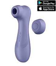 Вакуумный стимулятор с вибрацией и приложением Satisfyer Pro 2 Generation 3 сиреневый