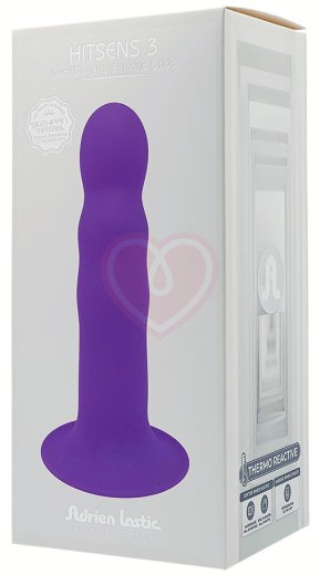 Фаллоимитатор на присоске Hitsens 3 фиолетовый фото 2