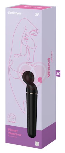 Вибромассажёр Satisfyer Planet Wand-er черный фото 5