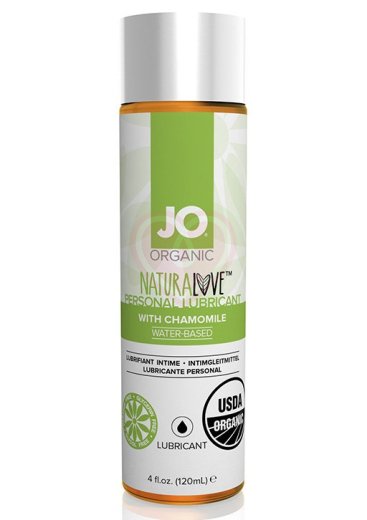 Органический водный лубрикант с экстрактом ромашки System JO Naturalove Organic 120 мл фото 1