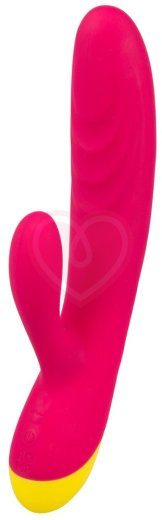Вибратор с клиторальным стимулятором Romp Jazz Rabbit Vibrator розовый фото 1