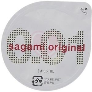 Самые тонкие презервативы Sagami Original 001 полиуретановые 5 шт фото 2