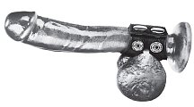 Ремень для члена и мошонки Cock Ring 2 with Ball Strap