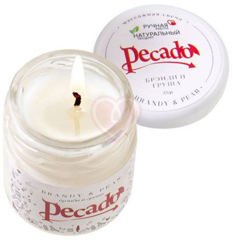 Массажная свеча Pecado BDSM Brandy Pear Бренди и Груша 35 мл фото 1