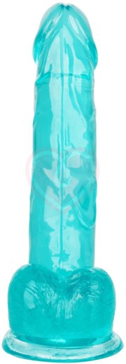 Фаллоимитатор Size Queen 15 см голубой фото 3
