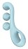 Вибратор с тремя кончиками Satisfyer Tri Ball 2 голубой фото 3