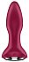 Вибропробка с ротацией и приложением Satisfyer Rotator Plug 2+ бордовая фото 4