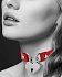 Чокер с замком сердце Bijoux Pour Toi красный фото 1