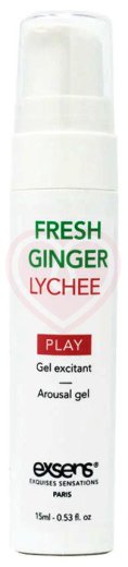 Охлаждающий гель Exsens Fresh Ginger Lychee личи и имбирь 15 мл фото 1