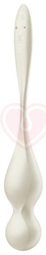 Вагинальные шарики с вибрацией Satisfyer Love Birds 1 белые фото 3