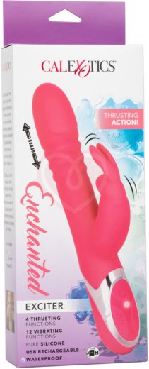 Вибратор-кролик с пульсацией Enchanted Exciter розовый фото 8