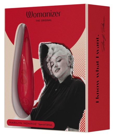 Бесконтактный клиторальный стимулятор Womanizer Classic 2 Marilyn Monroe красный фото 7