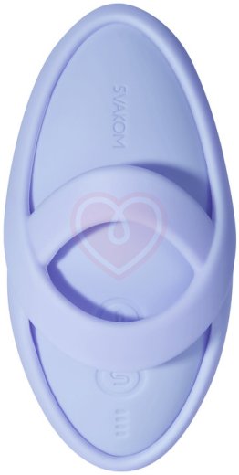Вибратор на пальцы с нагревом Svakom Echo 2 голубой фото 5