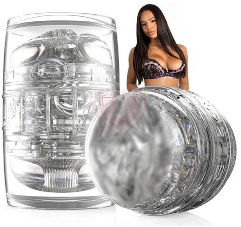 Сквозной мастурбатор Fleshlight Quickshot Autumn Falls прозрачный фото 1