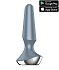 Анальная вибропробка Satisfyer Plug Ilicious 2 с приложением серая фото 1