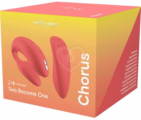 Парный вибратор с сенсорным пультом управления We-Vibe Chorus коралловый фото 5