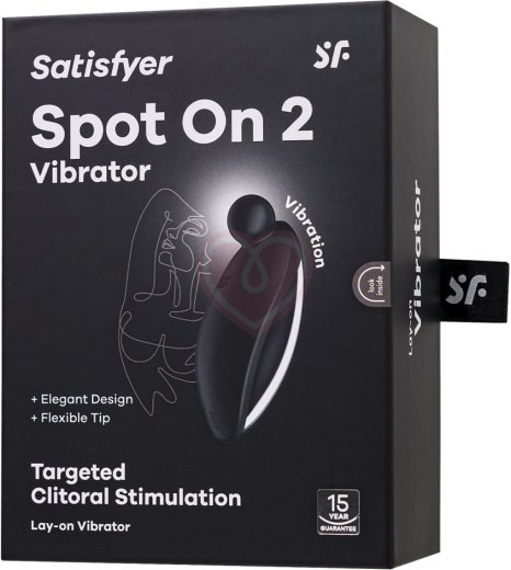 Точечный клиторальный стимулятор Satisfyer Spot On 2 чёрный фото 7