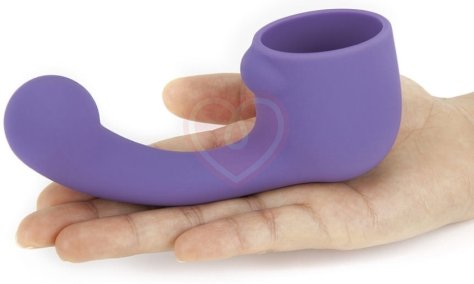 Утяжелённая насадка для массажёра Le Wand Petite Curve фиолетовый фото 3