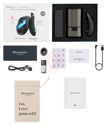 Набор Pleasure Pair Arcwave Ion + Womanizer Premium 2 фото 4