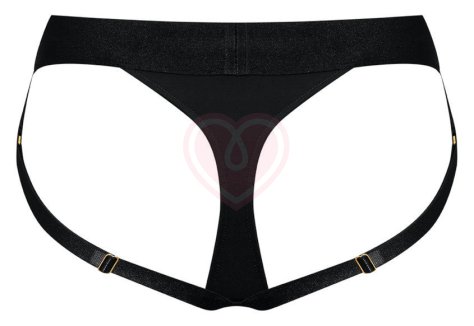 Трусики для страпона Strap-On-Me Lingerie Harness Heroine чёрные фото 3