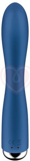 Вибратор-кролик с ротацией Satisfyer Spinning Rabbit 1 синий фото 4